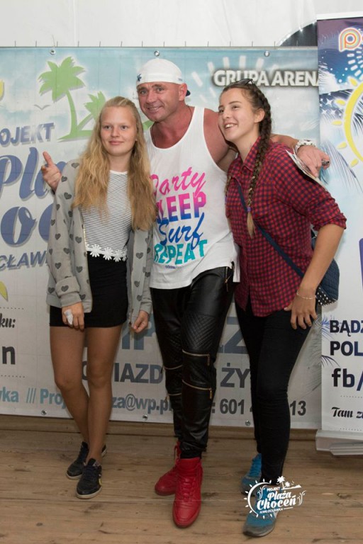 Pudzian Band na plaży w Choceniu