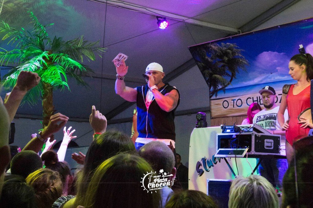 Pudzian Band na plaży w Choceniu