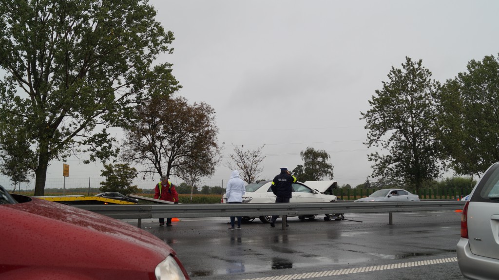 7 kolizji i wypadek na autostradzie