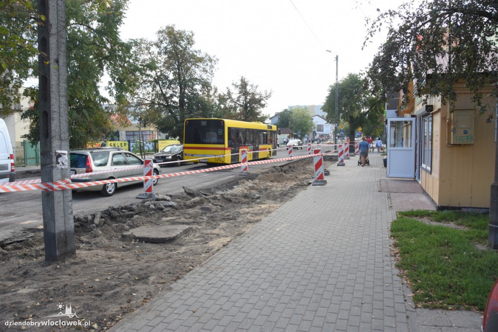 Prace remontowe na ulicy Kaliskiej