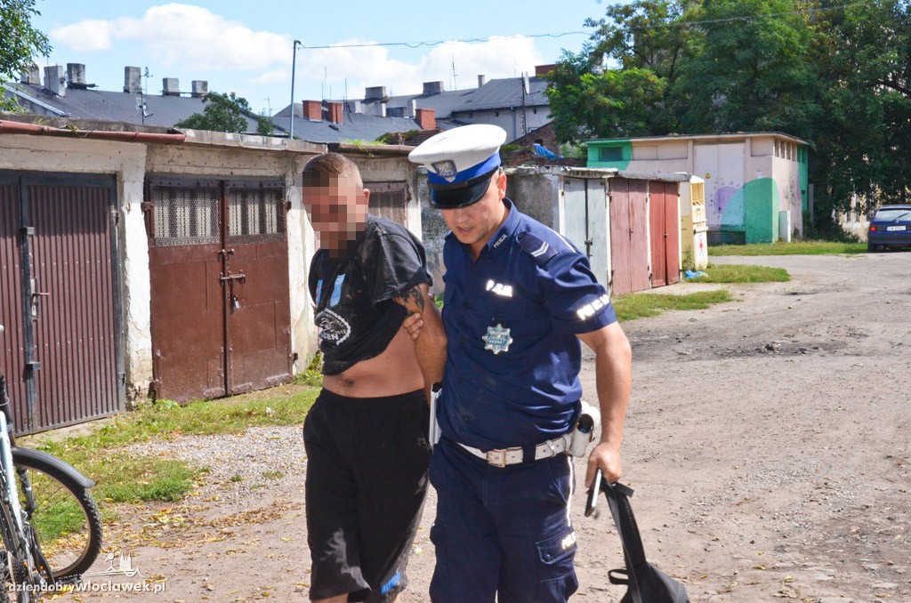 Kolizja i pościg za kierowcą na ul. Brzeskiej