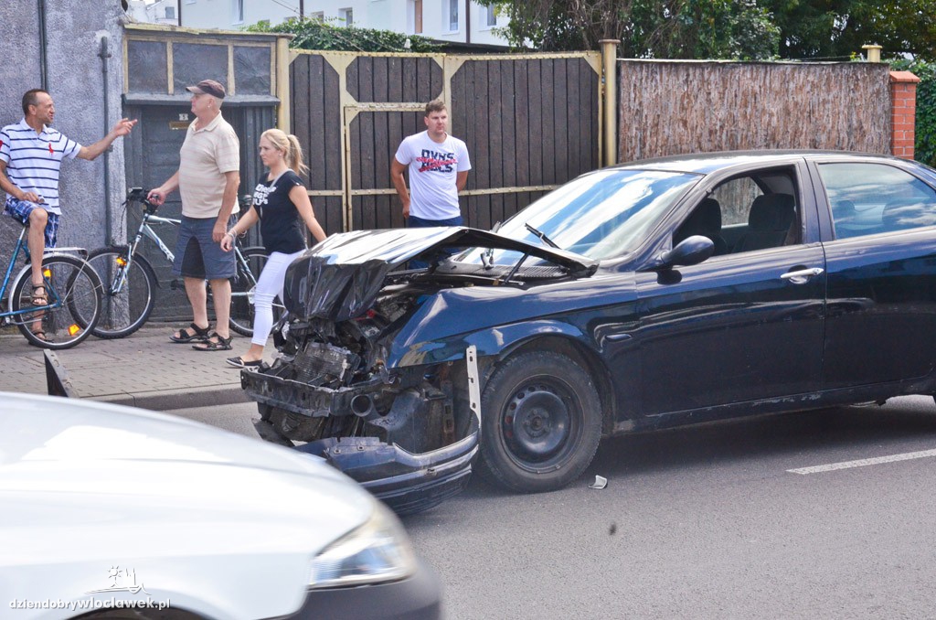 Kolizja i pościg za kierowcą na ul. Brzeskiej