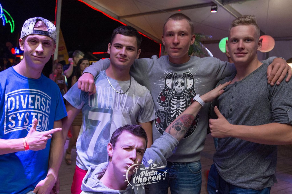 Clubbasse na plaży w Choceniu I