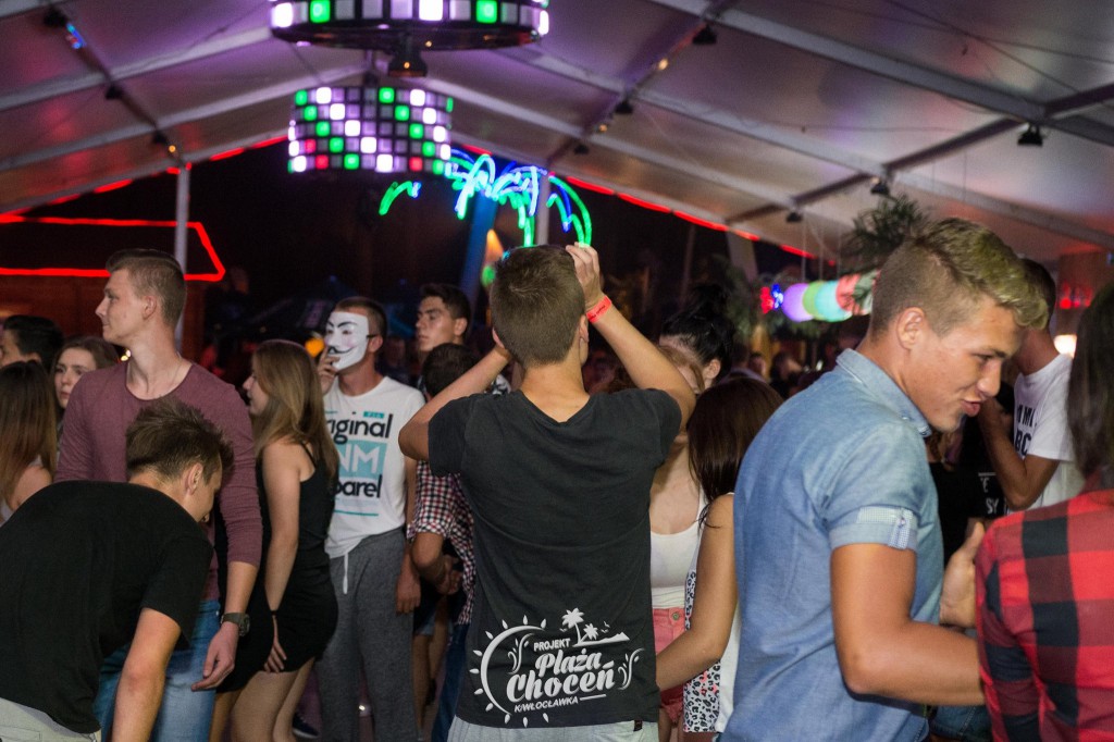 Clubbasse na plaży w Choceniu I