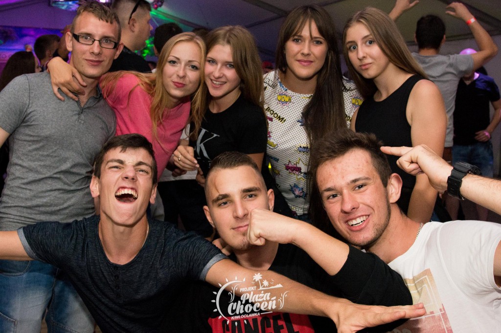 Clubbasse na plaży w Choceniu I