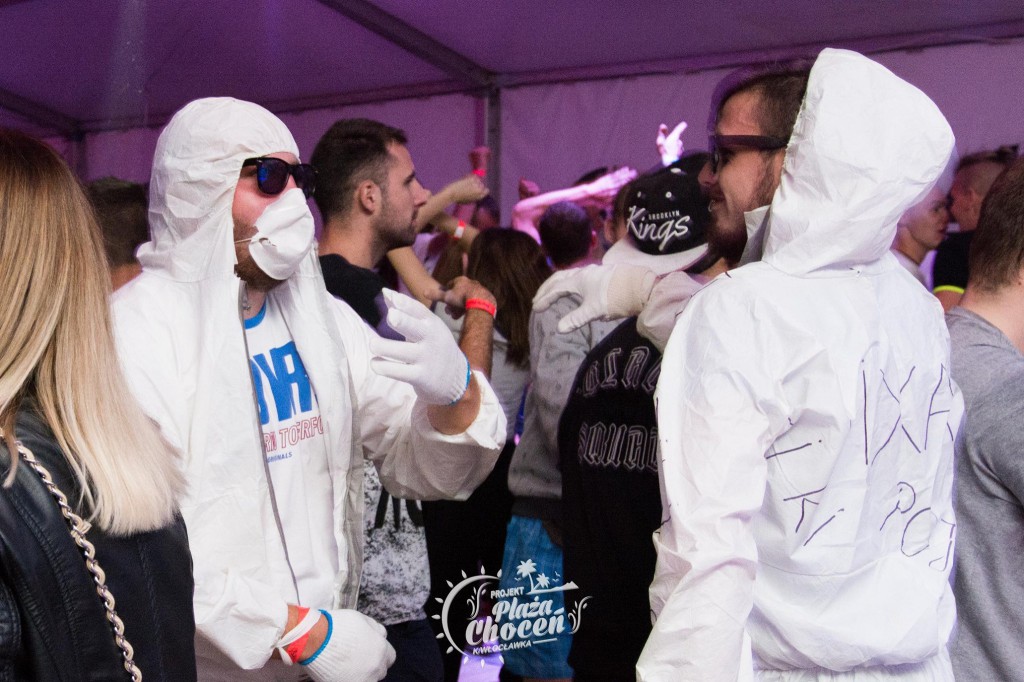 Clubbasse na plaży w Choceniu I