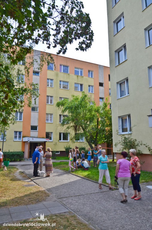 Pożar w bloku przy ul. Wyspiańskiego