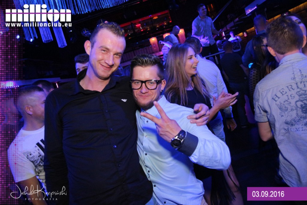 Sobota 03.09 Million Club