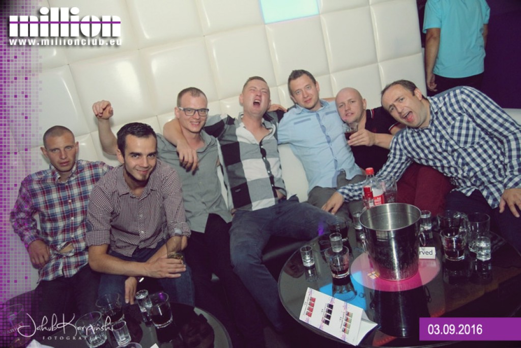 Sobota 03.09 Million Club