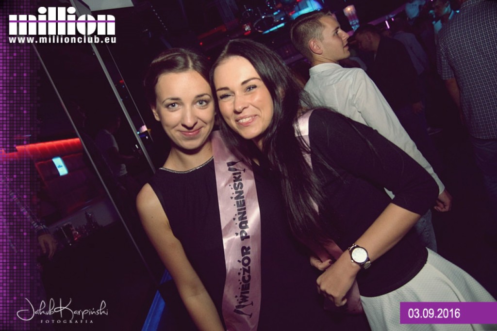 Sobota 03.09 Million Club