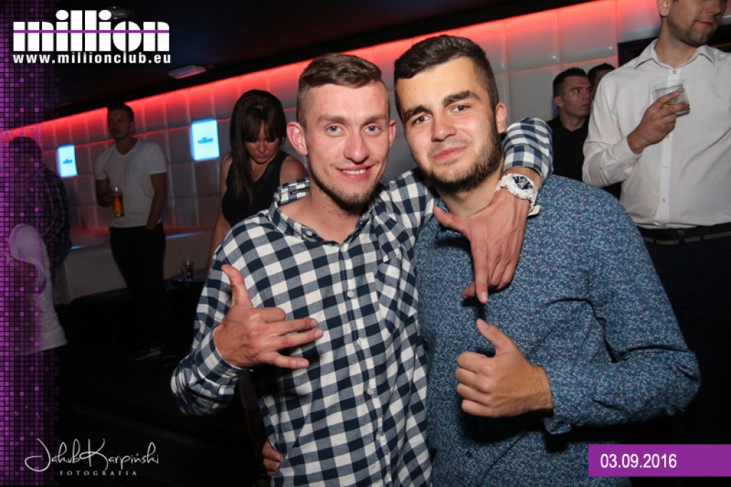 Sobota 03.09 Million Club