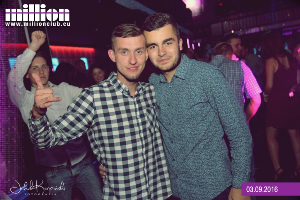 Sobota 03.09 Million Club