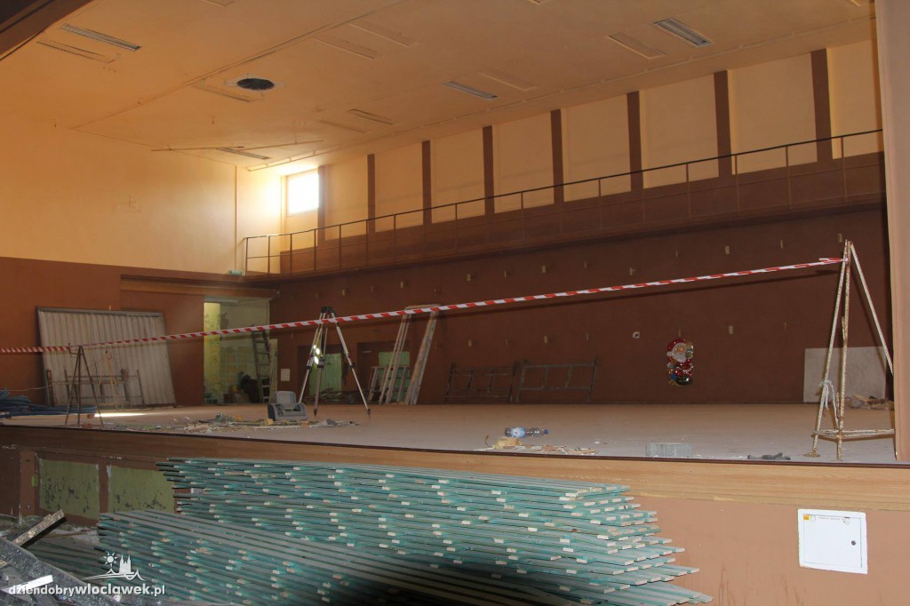 Remont hali Ośrodka Sportu i Rekreacji