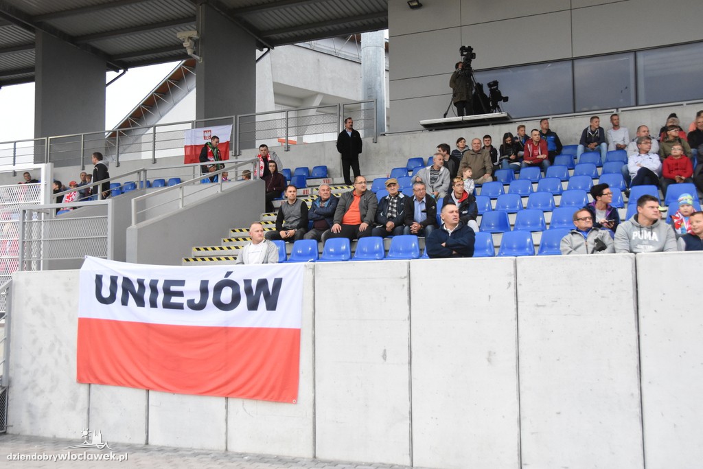 Kibice na meczu Polska - Młodawia