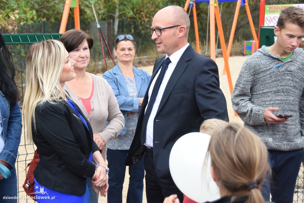 Otwarcie placu zabaw na Zawiślu