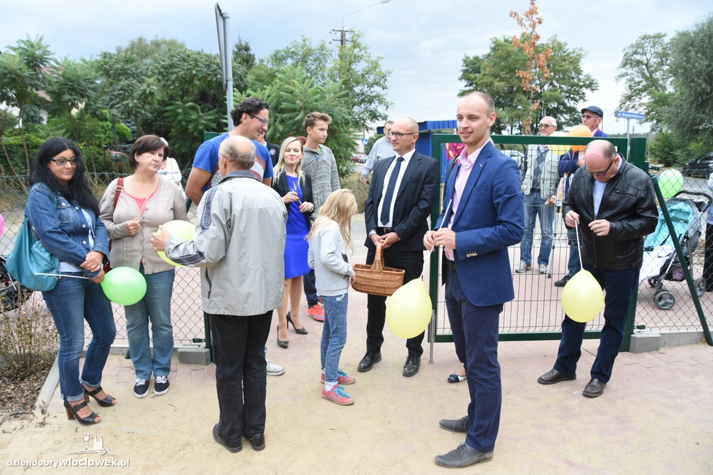 Otwarcie placu zabaw na Zawiślu