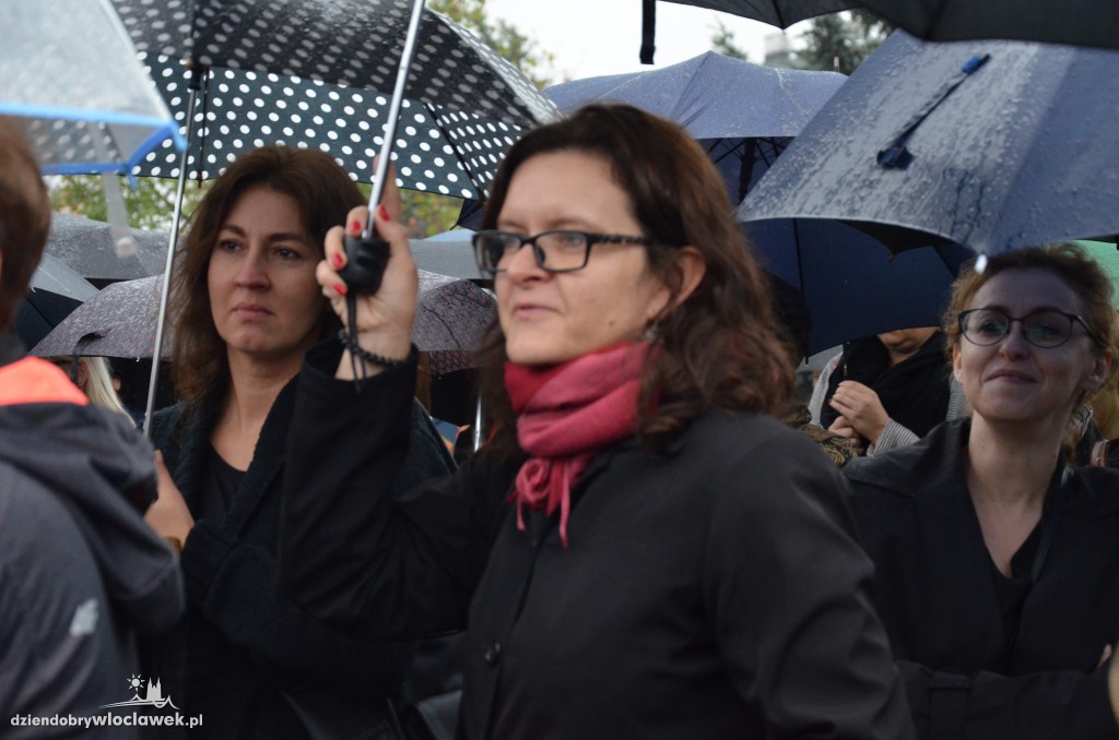 #czarnyprotest we Włocławku