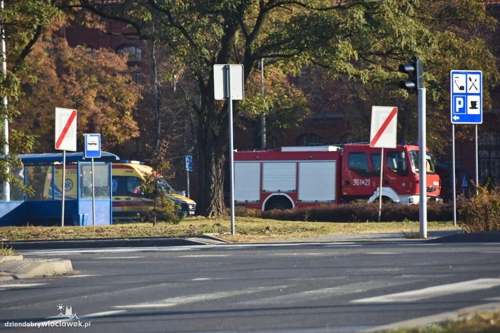 Ewakuacja włocławskich sądów