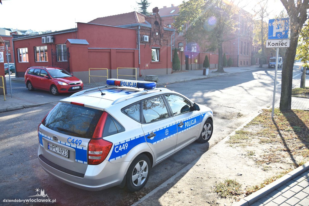Ewakuacja włocławskich sądów
