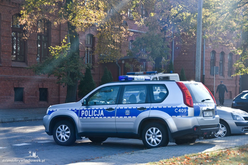 Ewakuacja włocławskich sądów