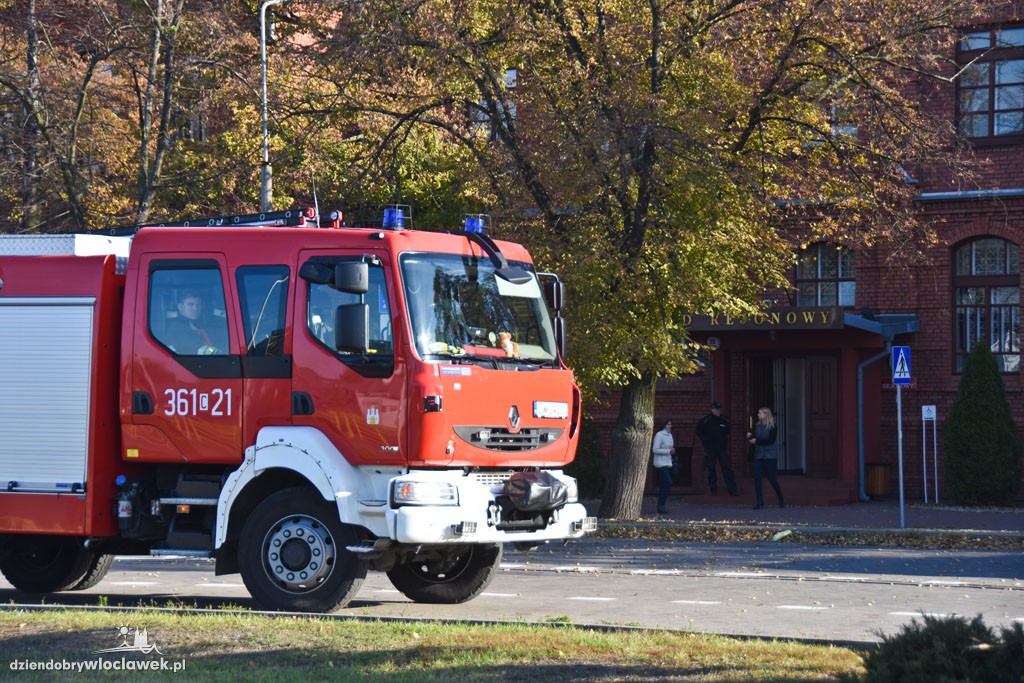 Ewakuacja włocławskich sądów