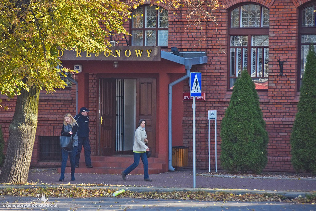 Ewakuacja włocławskich sądów