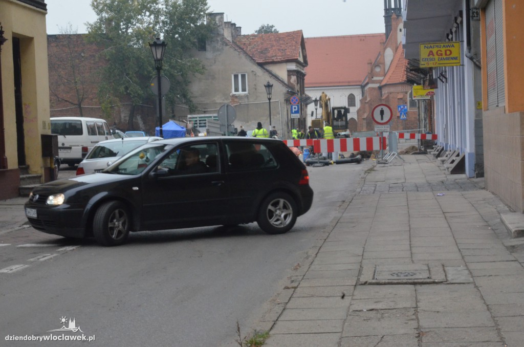 Budowa ciepłociągu w ulicy Cyganka