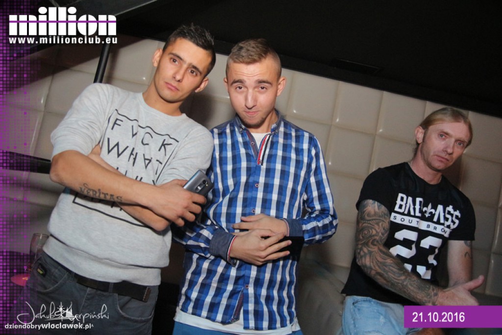 Piątek 21.10 w Million Club
