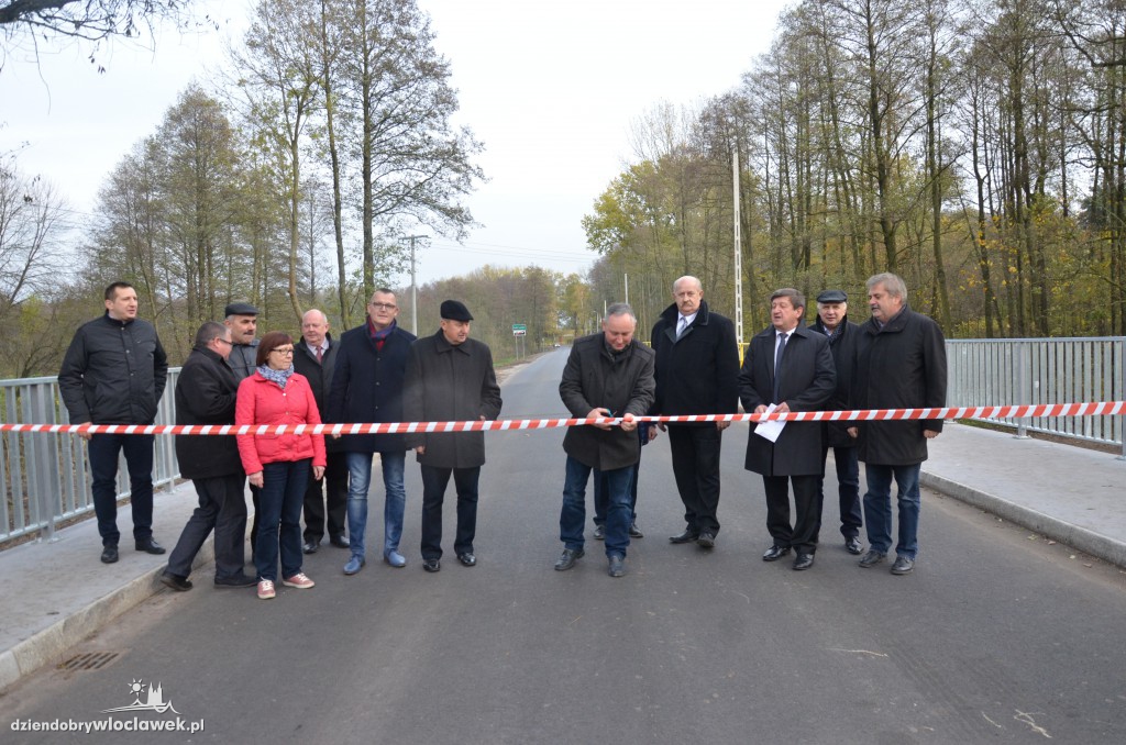Otwarcie mostu na Zgłowiączce w Lubrańcu