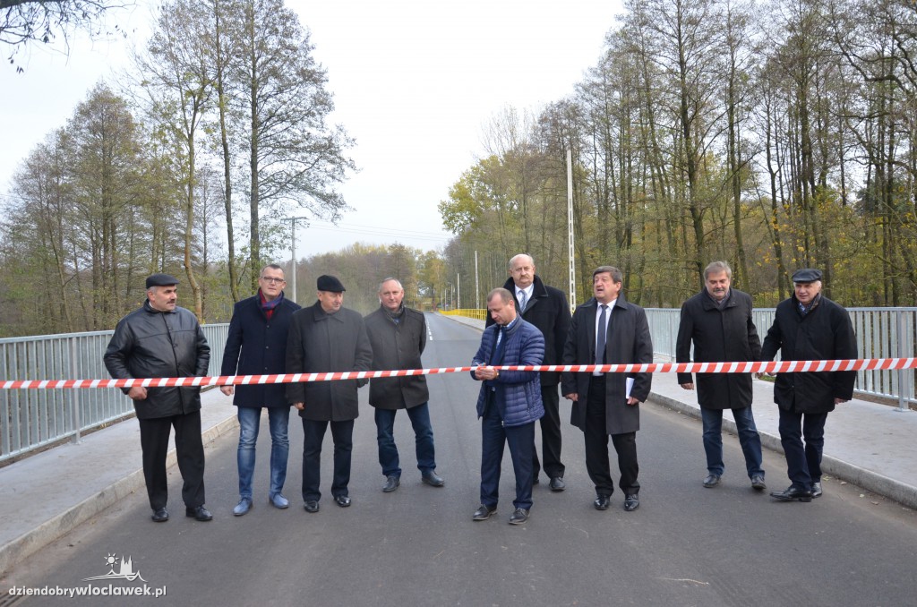 Otwarcie mostu na Zgłowiączce w Lubrańcu