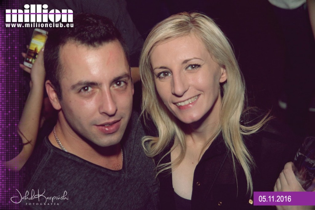 Sobotnia noc w klubie Million