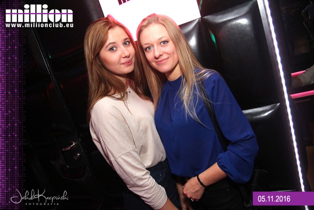 Sobotnia noc w klubie Million