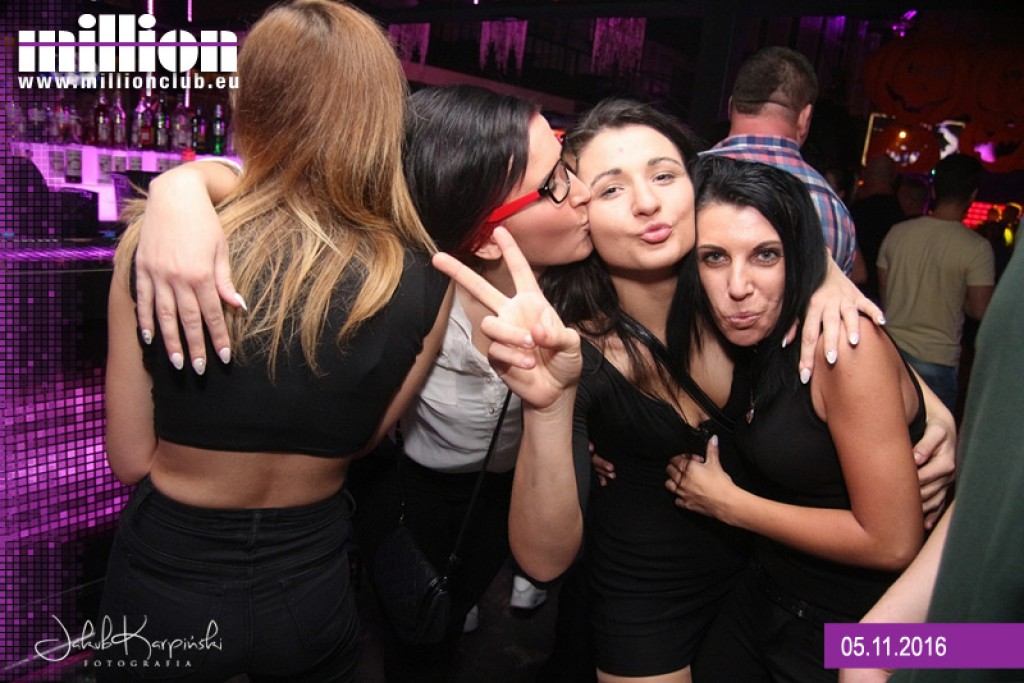 Sobotnia noc w klubie Million