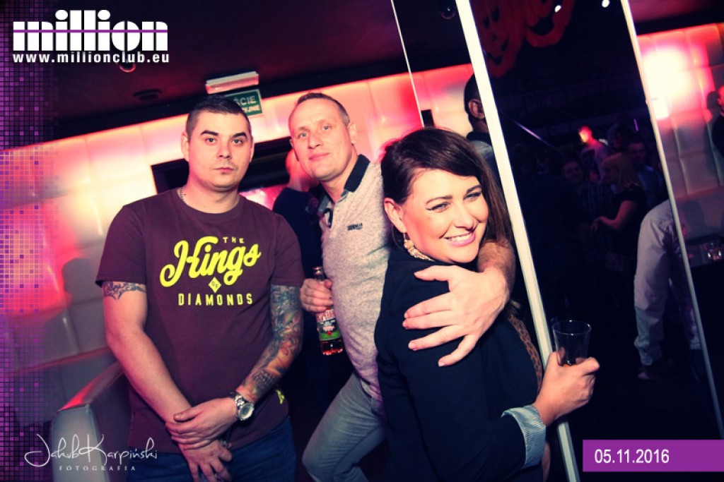 Sobotnia noc w klubie Million
