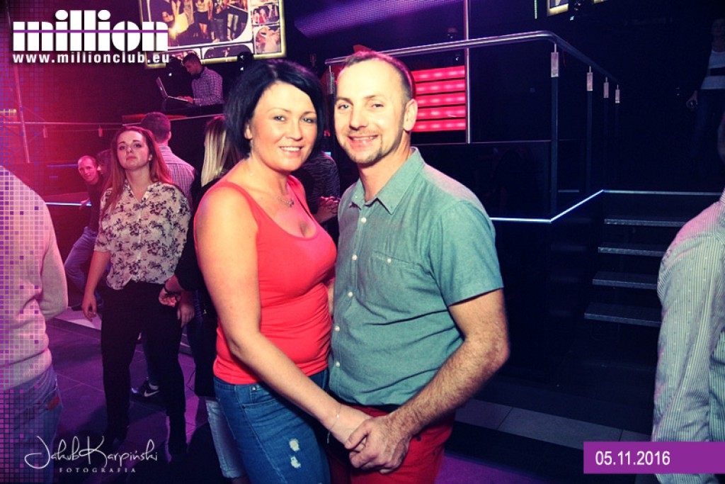 Sobotnia noc w klubie Million