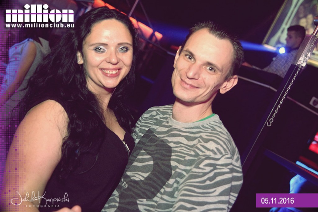 Sobotnia noc w klubie Million