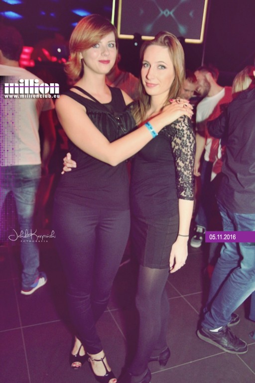 Sobotnia noc w klubie Million