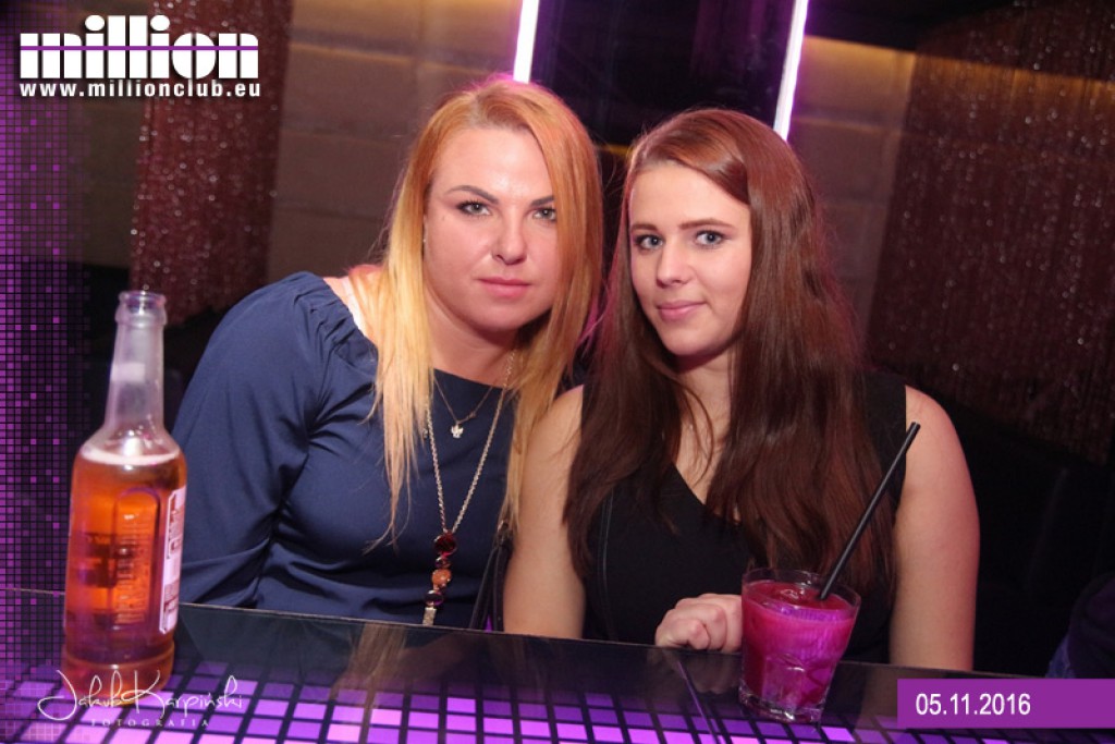 Sobotnia noc w klubie Million