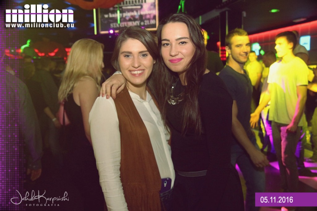 Sobotnia noc w klubie Million