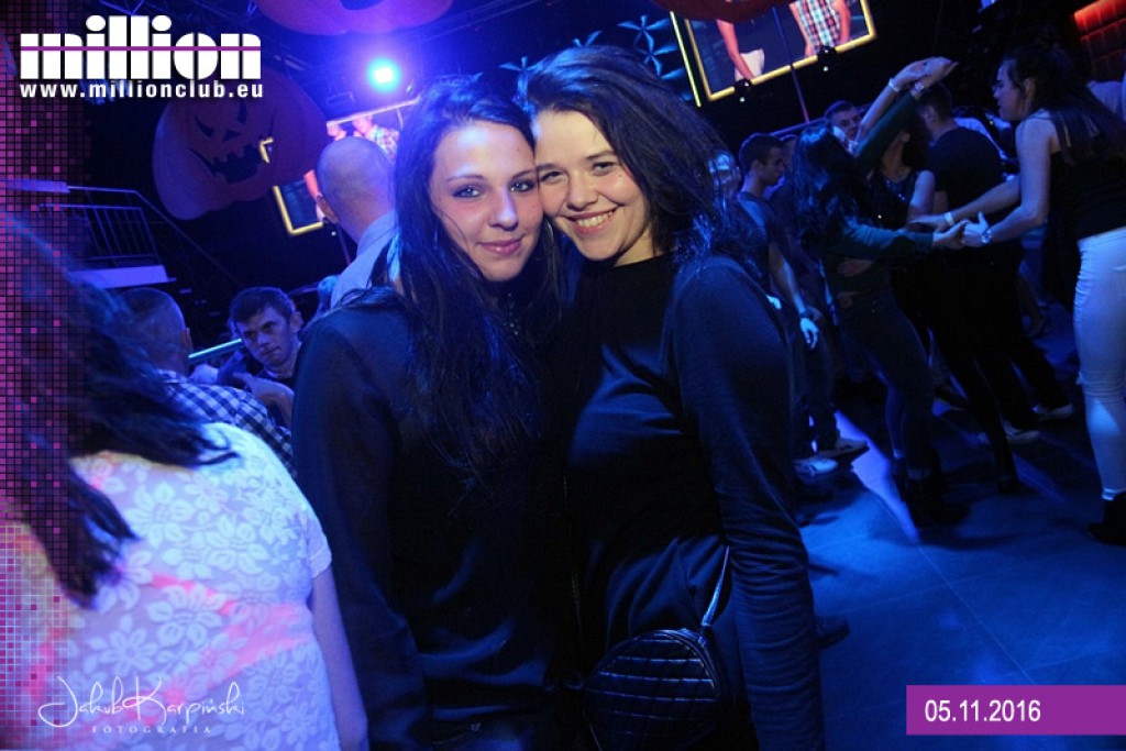 Sobotnia noc w klubie Million