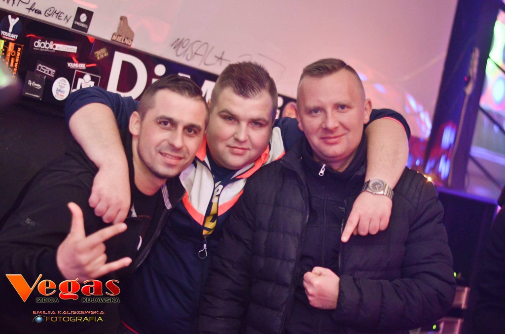 Sobotnia impreza w klubie Vegas