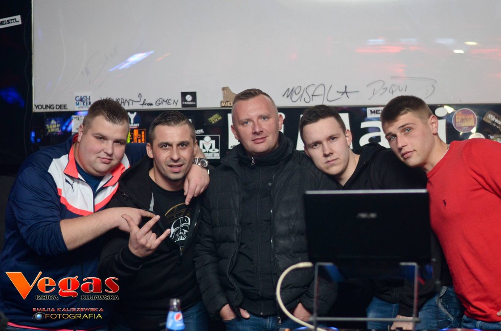 Sobotnia impreza w klubie Vegas