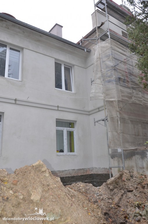Remont pałacyku Jurgaszki