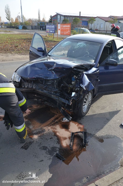 Wypadek z udziałem 3 aut na ul. Zielnej