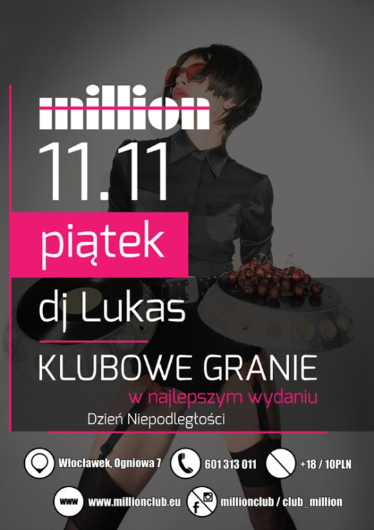 Piątkowa impreza w klubie Milion