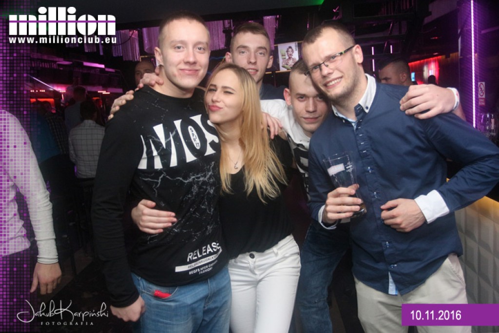 Piątkowa impreza w klubie Milion