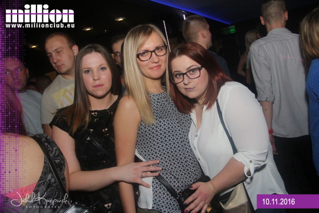 Piątkowa impreza w klubie Milion