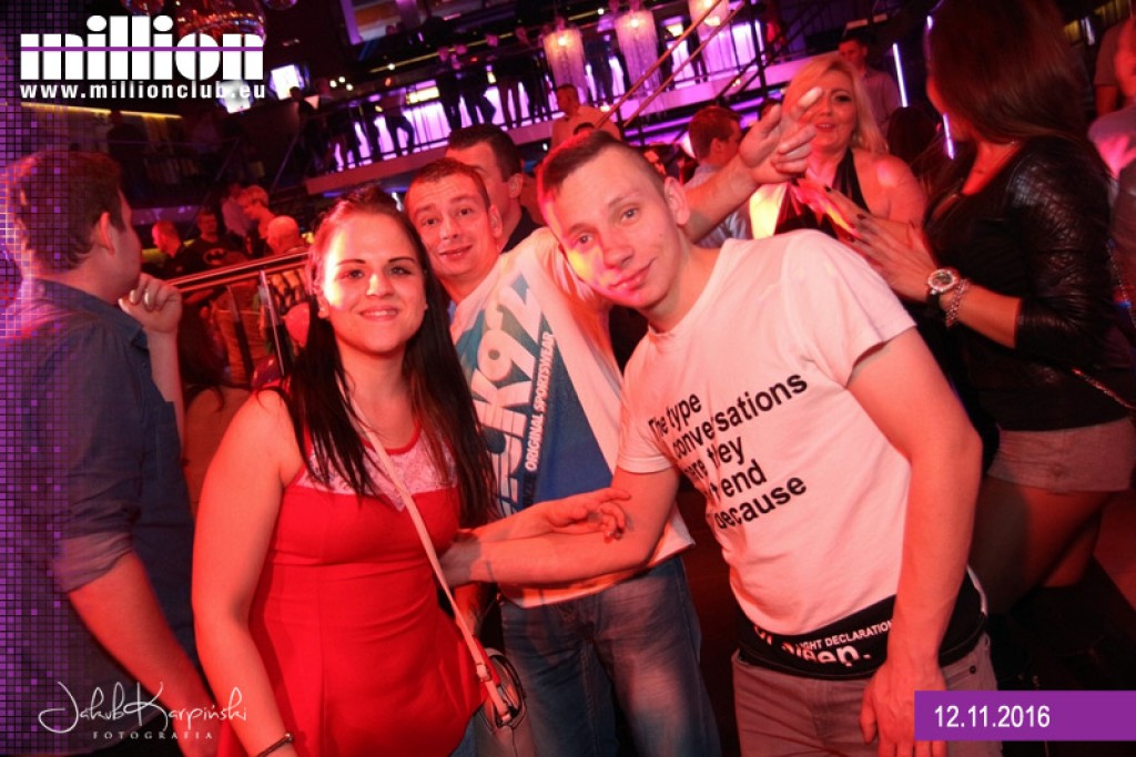 Sobotnia impreza w klubie Million