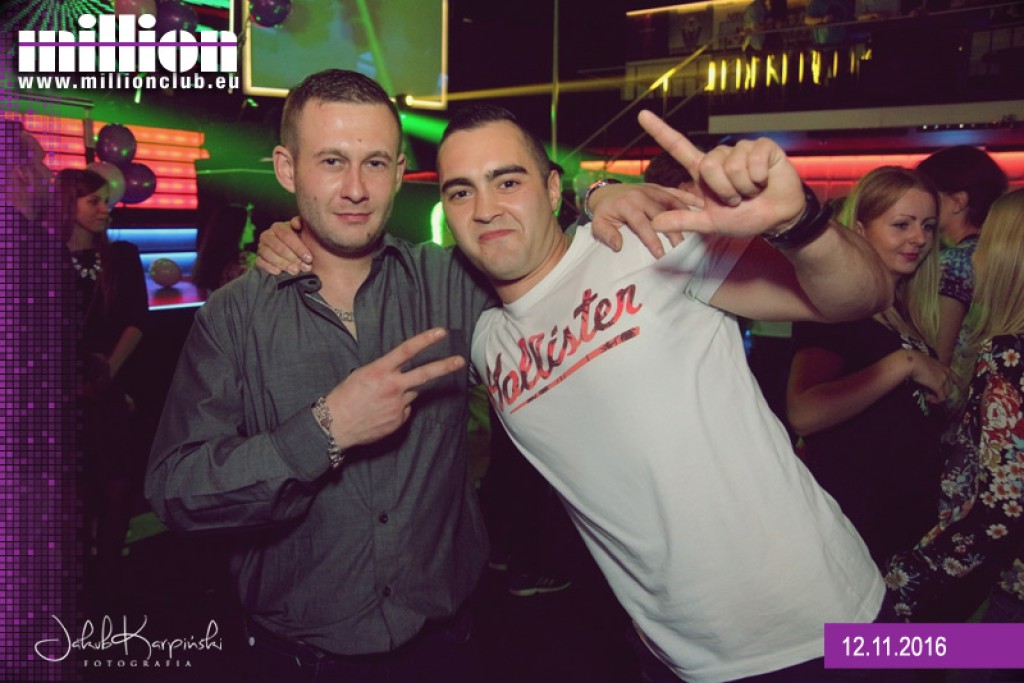 Sobotnia impreza w klubie Million