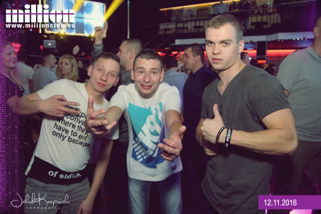 Sobotnia impreza w klubie Million